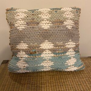 Woven Multicolor Throw Pillow